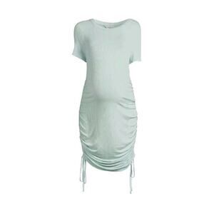 Destination Maternity Ruched Bodycon Dress Size M Harbor Gray‎